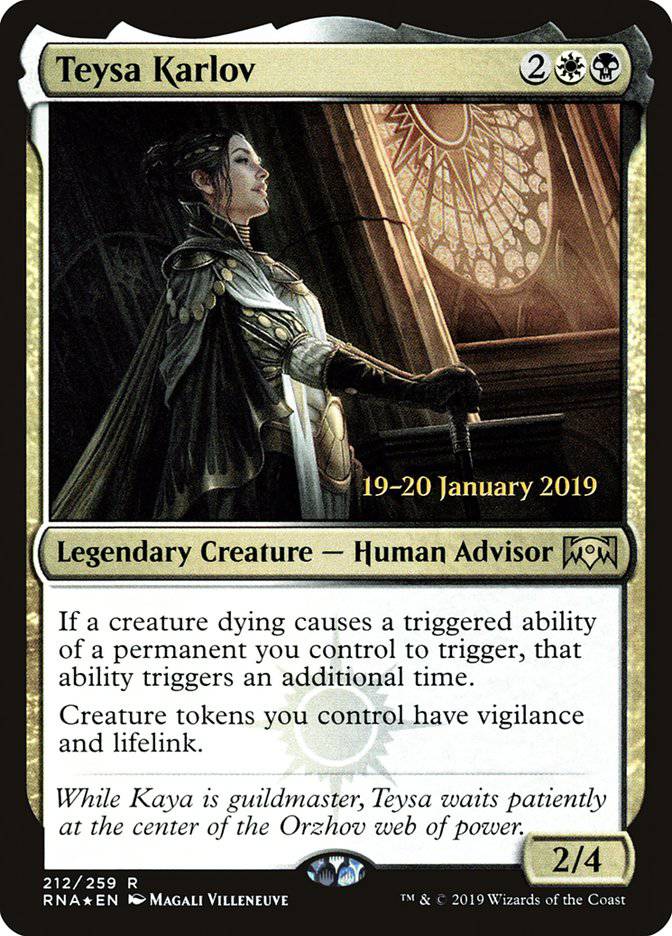 Teysa Karlov [Ravnica Allegiance Prerelease Promos] - Destination Retro