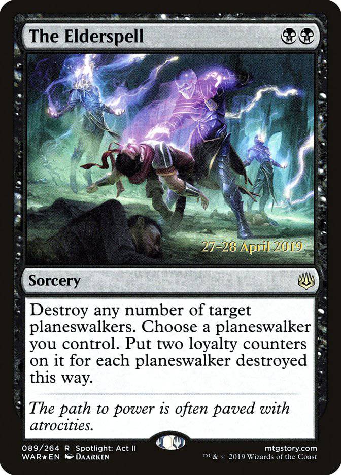 The Elderspell  [War of the Spark Prerelease Promos] - Destination Retro