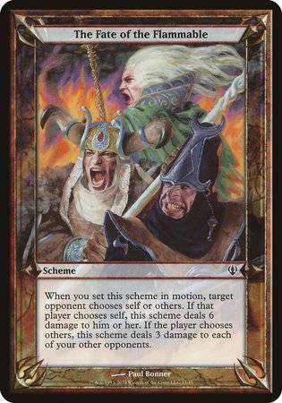 The Fate of the Flammable (Archenemy) [Archenemy Schemes] - Destination Retro