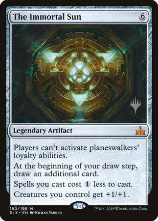 The Immortal Sun [Rivals of Ixalan Promos] - Destination Retro