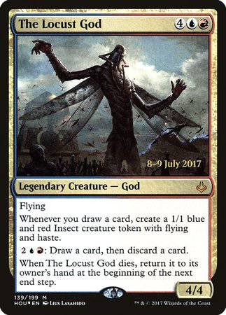The Locust God [Hour of Devastation Promos] - Destination Retro