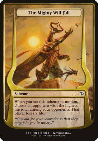 The Mighty Will Fall (Archenemy: Nicol Bolas) [Archenemy: Nicol Bolas Schemes] - Destination Retro