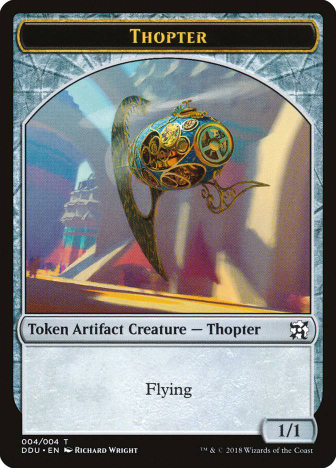 Thopter (004/004) [Duel Decks: Elves vs. Inventors Tokens] - Destination Retro