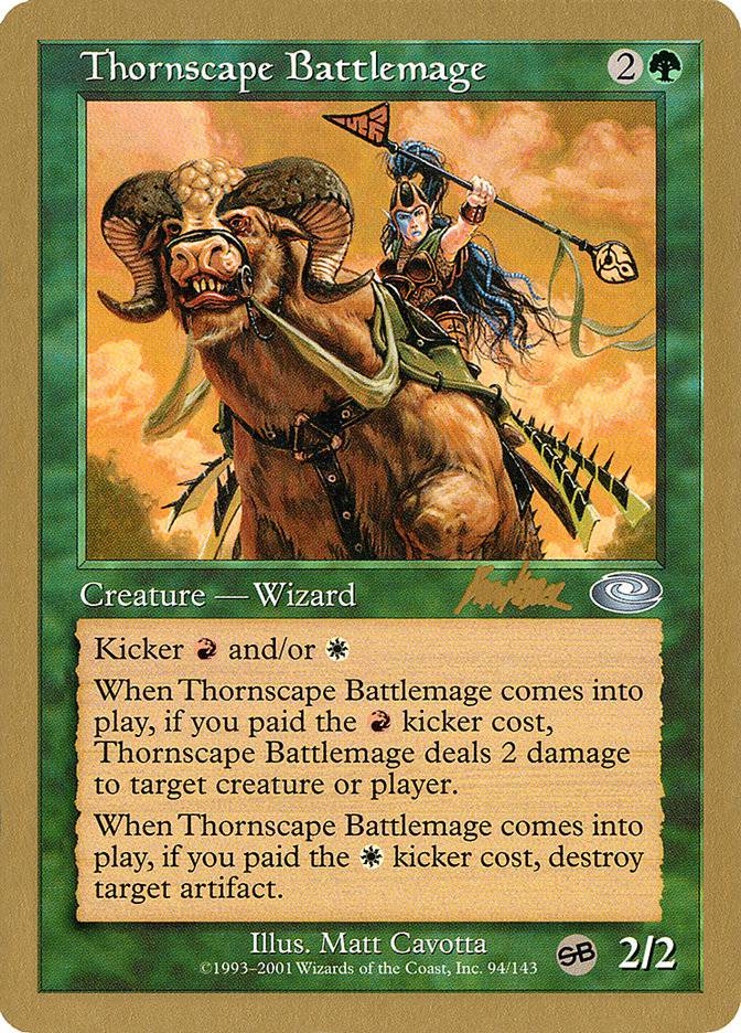 Thornscape Battlemage (Brian Kibler) (SB) [World Championship Decks 2002] - Destination Retro