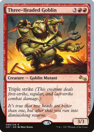 Three-Headed Goblin [Unstable] - Destination Retro