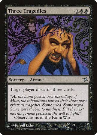 Three Tragedies [Betrayers of Kamigawa] - Destination Retro