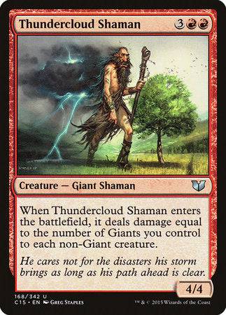 Thundercloud Shaman [Commander 2015] - Destination Retro