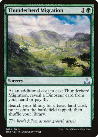 Thunderherd Migration [Rivals of Ixalan] - Destination Retro