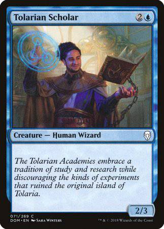 Tolarian Scholar [Dominaria] - Destination Retro