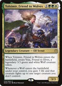 Tolsimir, Friend to Wolves [Promo Pack: Throne of Eldraine] - Destination Retro