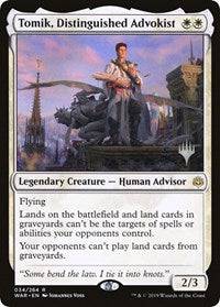 Tomik, Distinguished Advokist [Promo Pack: Throne of Eldraine] - Destination Retro