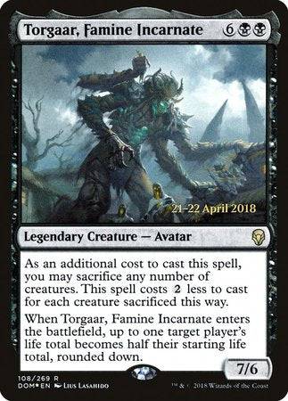 Torgaar, Famine Incarnate [Dominaria Promos] - Destination Retro