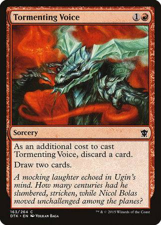 Tormenting Voice [Dragons of Tarkir] - Destination Retro