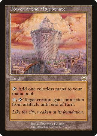 Tower of the Magistrate [Mercadian Masques] - Destination Retro