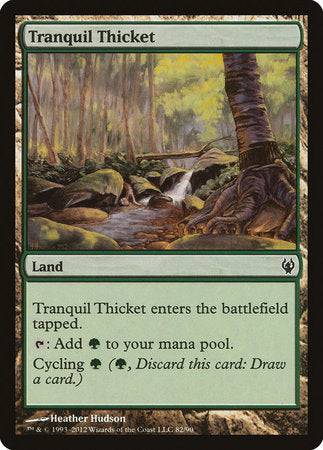 Tranquil Thicket [Duel Decks: Izzet vs. Golgari] - Destination Retro