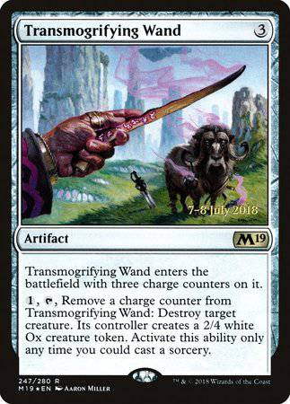 Transmogrifying Wand [Core Set 2019 Promos] - Destination Retro