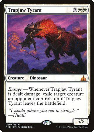 Trapjaw Tyrant [Rivals of Ixalan] - Destination Retro