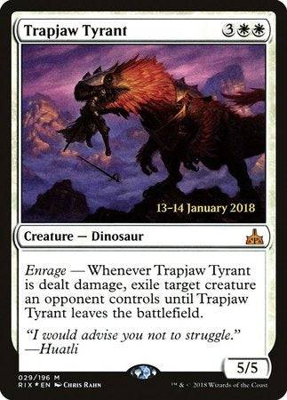 Trapjaw Tyrant [Rivals of Ixalan Promos] - Destination Retro