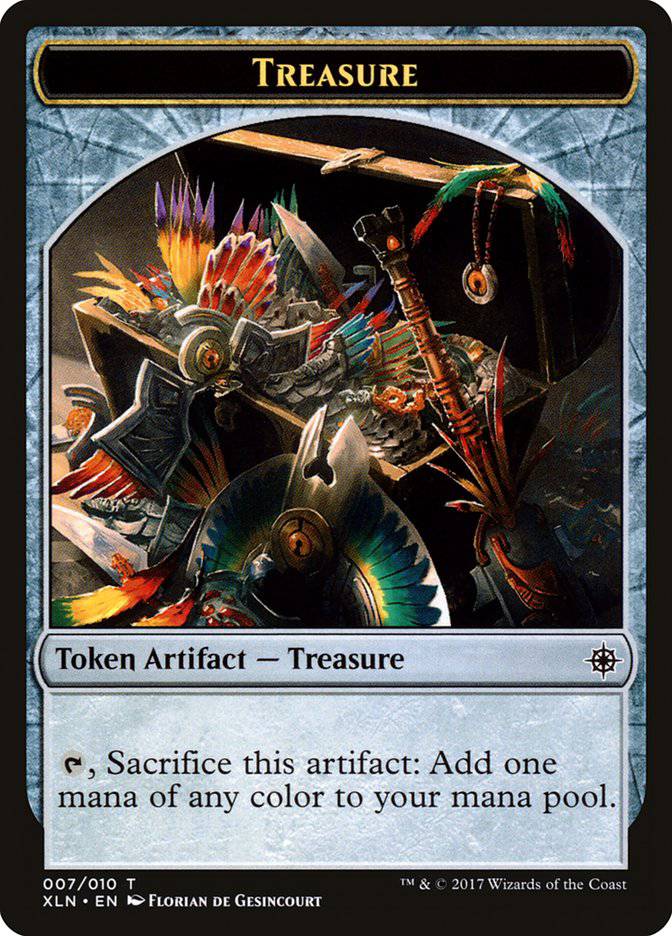 Treasure (007/010) [Ixalan Tokens] - Destination Retro