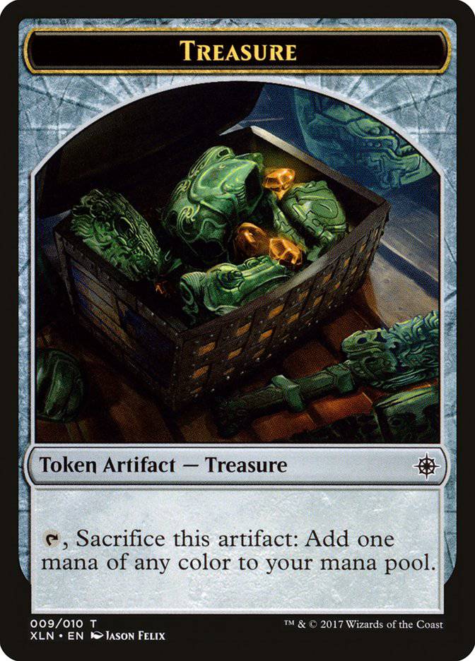 Treasure (009/010) [Ixalan Tokens] - Destination Retro