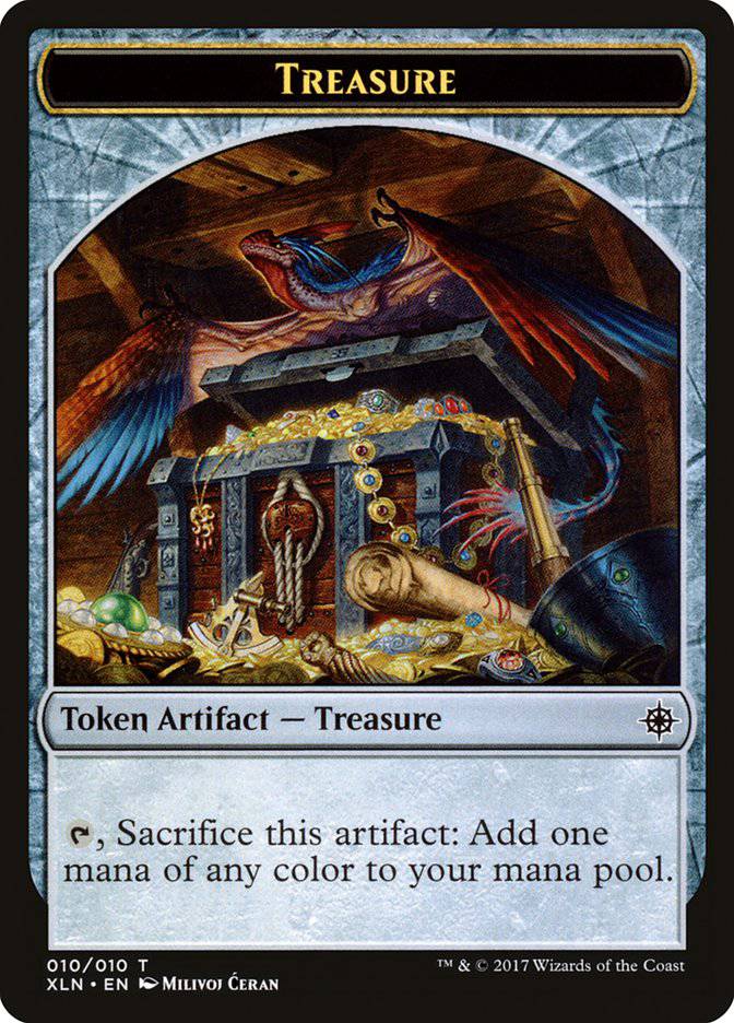 Treasure (010/010) [Ixalan Tokens] - Destination Retro