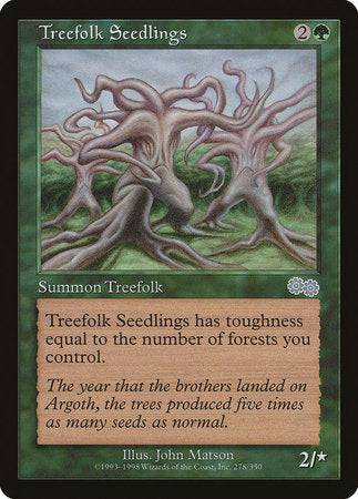 Treefolk Seedlings [Urza's Saga] - Destination Retro