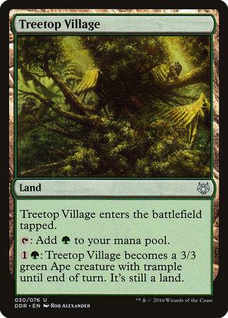 Treetop Village [Duel Decks: Nissa vs. Ob Nixilis] - Destination Retro