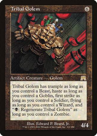 Tribal Golem [Onslaught] - Destination Retro