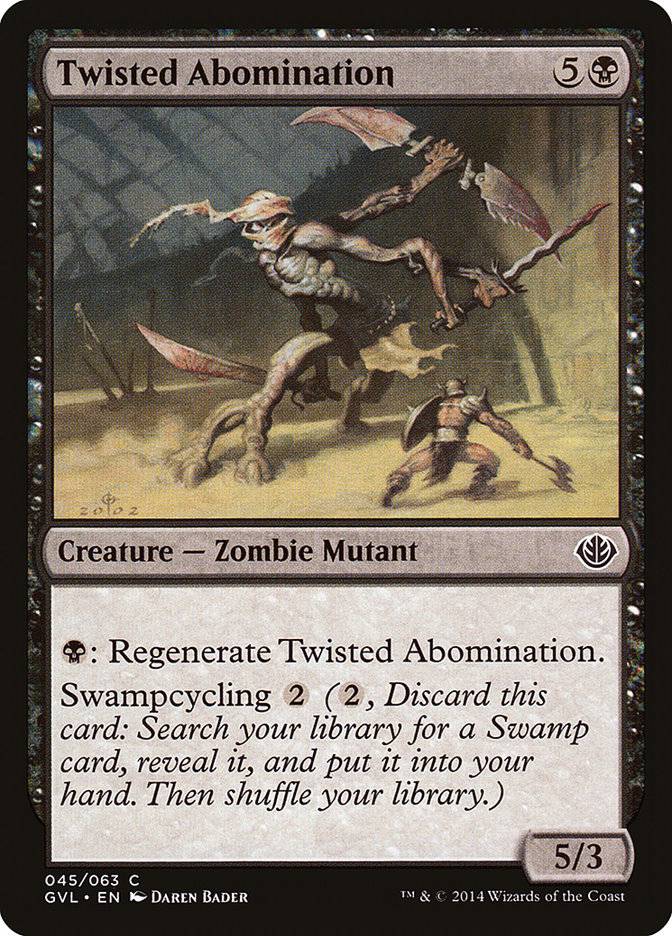 Twisted Abomination (Garruk vs. Liliana) [Duel Decks Anthology] - Destination Retro