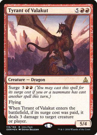 Tyrant of Valakut [Oath of the Gatewatch Promos] - Destination Retro