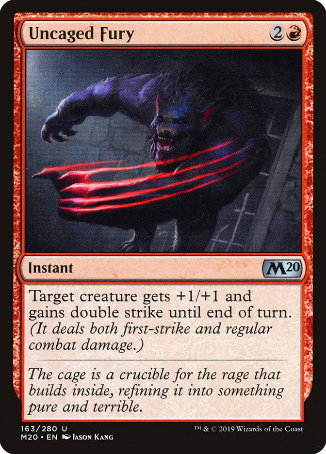 Uncaged Fury [Core Set 2020] - Destination Retro