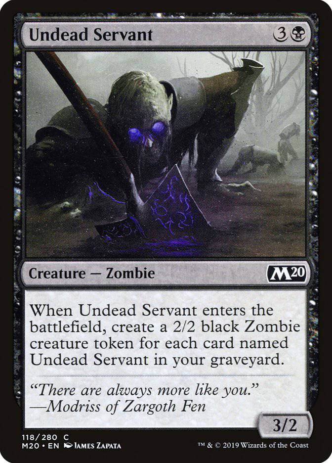 Undead Servant [Core Set 2020] - Destination Retro