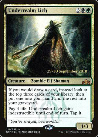 Underrealm Lich [Guilds of Ravnica Promos] - Destination Retro