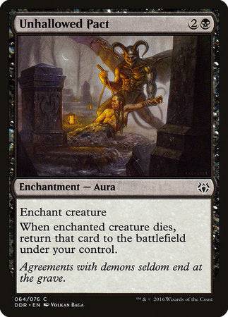 Unhallowed Pact [Duel Decks: Nissa vs. Ob Nixilis] - Destination Retro