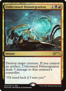 Unlicensed Disintegration [Friday Night Magic 2017] - Destination Retro