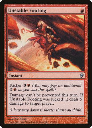 Unstable Footing [Zendikar] - Destination Retro