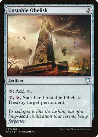 Unstable Obelisk [Commander 2018] - Destination Retro