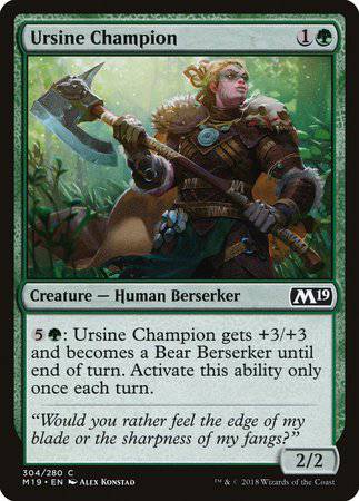 Ursine Champion [Core Set 2019] - Destination Retro