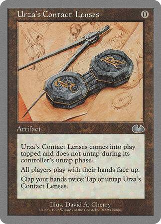 Urza's Contact Lenses [Unglued] - Destination Retro