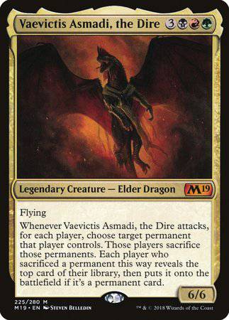 Vaevictis Asmadi, The Dire [Core Set 2019] - Destination Retro