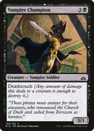 Vampire Champion [Rivals of Ixalan] - Destination Retro