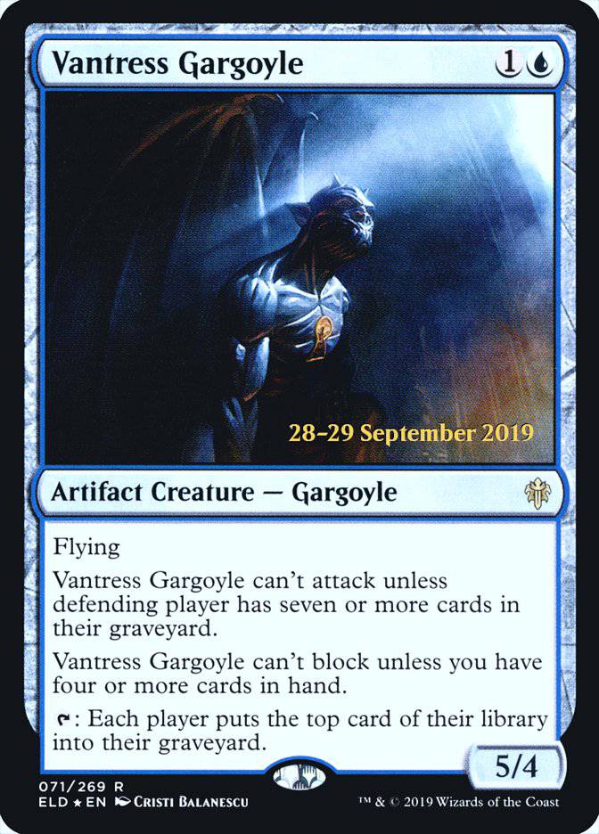 Vantress Gargoyle  [Throne of Eldraine Prerelease Promos] - Destination Retro