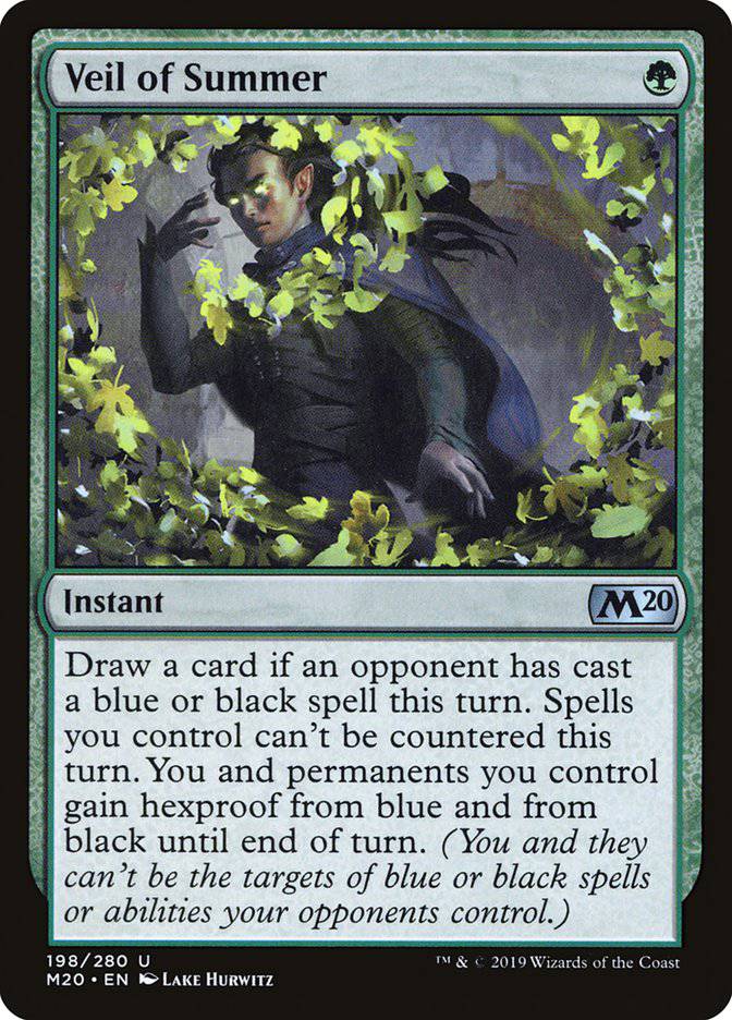 Veil of Summer [Core Set 2020] - Destination Retro