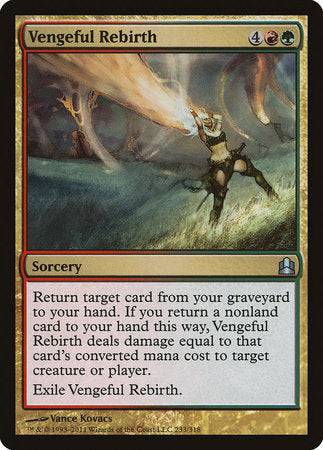 Vengeful Rebirth [Commander 2011] - Destination Retro