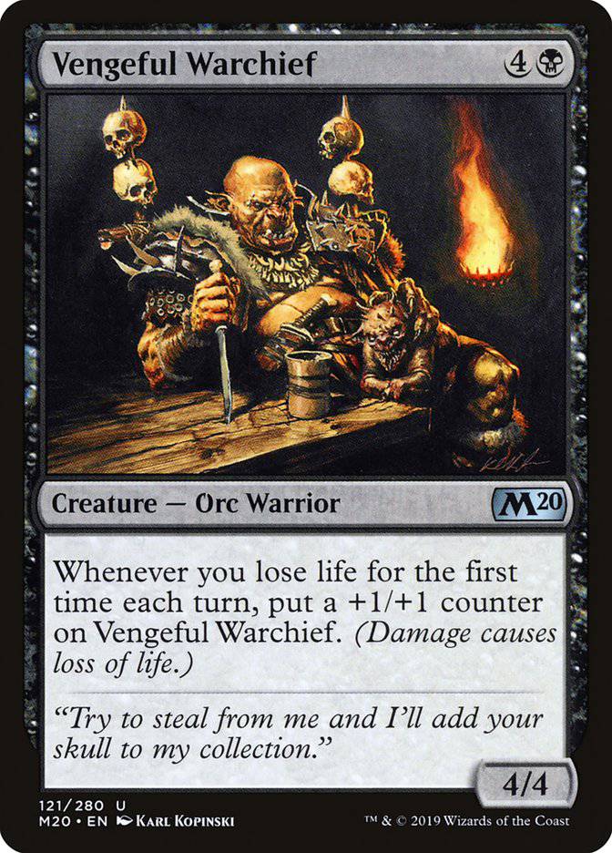 Vengeful Warchief [Core Set 2020] - Destination Retro