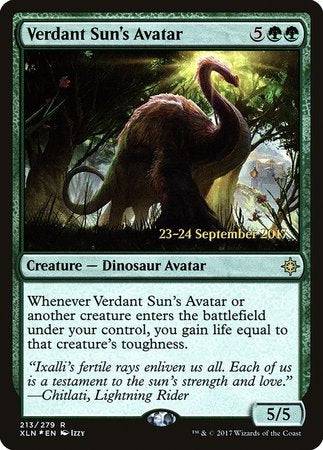 Verdant Sun's Avatar [Ixalan Promos] - Destination Retro