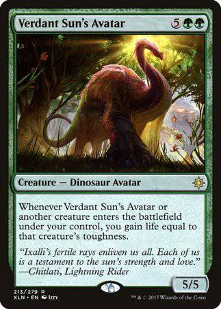 Verdant Sun's Avatar [Ixalan Promos] - Destination Retro