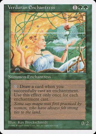 Verduran Enchantress [Fourth Edition] - Destination Retro