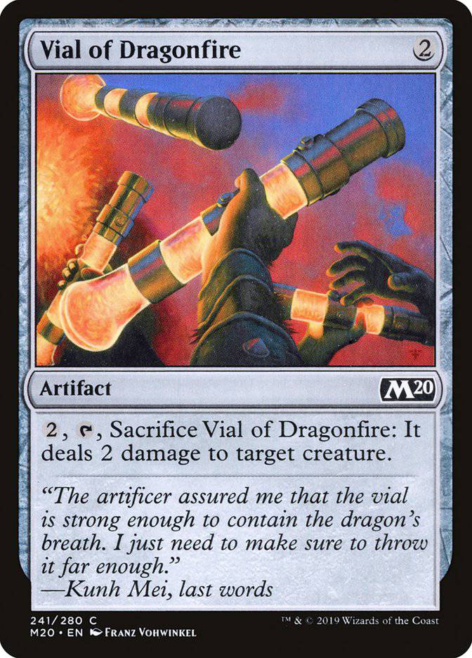 Vial of Dragonfire [Core Set 2020] - Destination Retro