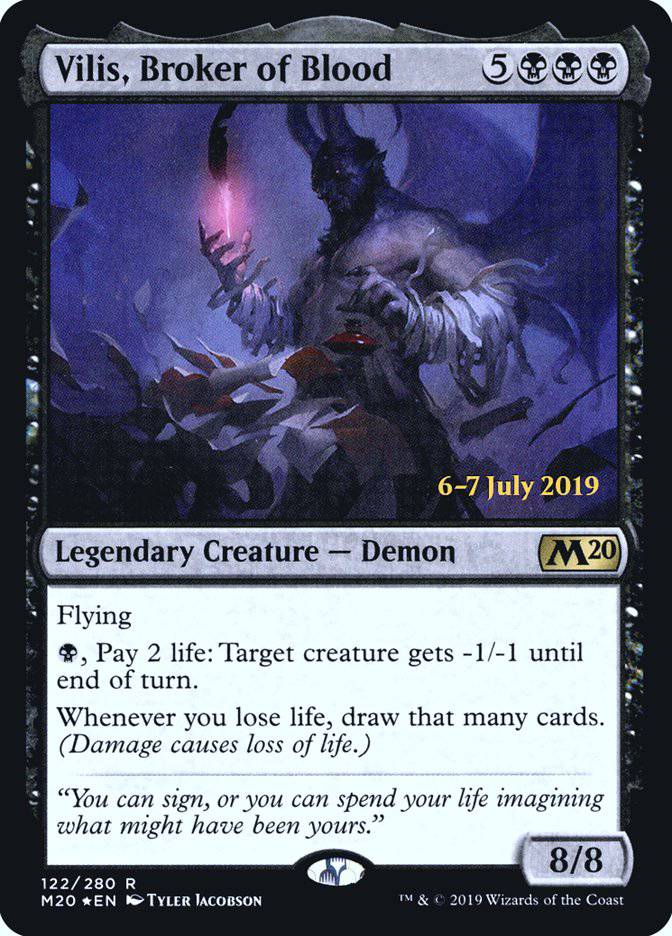 Vilis, Broker of Blood  [Core Set 2020 Prerelease Promos] - Destination Retro